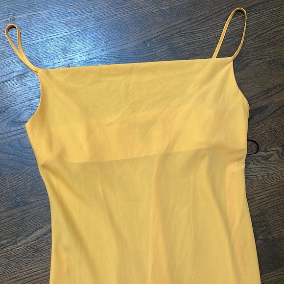 Forever 21 Yellow Fitted Camisole Dress - Picture 3 of 3